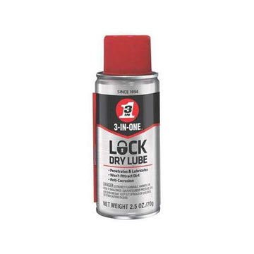 3-IN-ONE 120070 Lock Dry Lube 2.5 oz (Pack of 1) 1-Pack