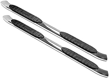 Westin 21-54130 Stainless Steel Pro Traxx 5 Oval Nerf Step Bars | Fits 2019-2021 Silverado/Sierra 1500 Crew Cab | 2020-2021 Silverado/Sierra 2500/3500 | 1 Pair