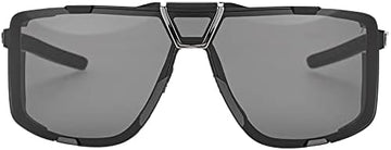 100% Eastcraft Split Lens Sport Performance Sunglasses Round Full Shield MTB Dirt Bike Road Cycling Interchangeable Lenses Matte Black Smoke Lens