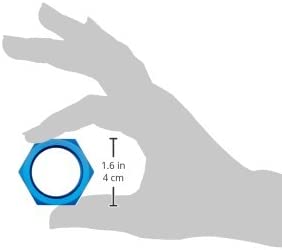 Aeroquip FCM2104 Blue Anodized Aluminum -10AN Lock Nut