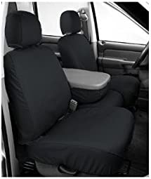 Covercraft SeatSaver Front Row Custom Fit Seat Cover for Select Chevrolet/GMC Models - Polycotton (Charcoal)