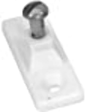 Whitecap 3415WP Nylon Side-Mount Deck Hinge - White, Pair