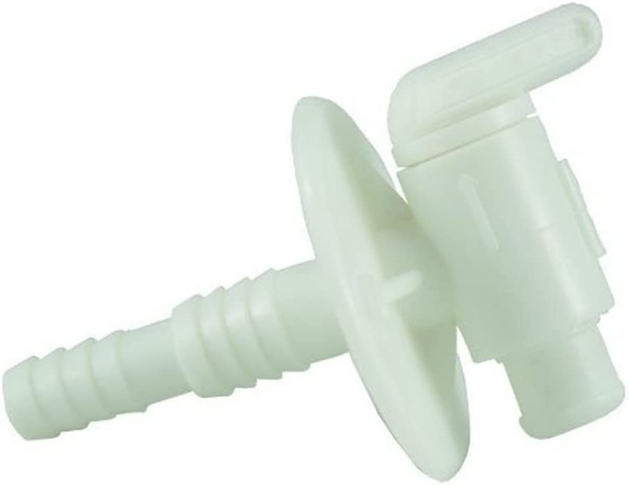 JR Products 3182 3/8" - 1/2" Dual Barbed Drain Cock Quantity 1