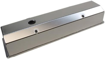 PRW 4035000 Satin Silver Anodized Aluminum Valve Cover for Chevy