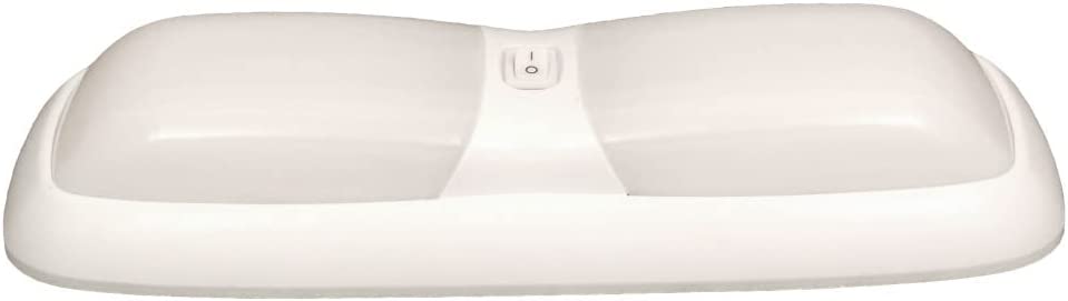 Gustafson Lighting GSAM4004 Double 12V Dome Light with White Lens