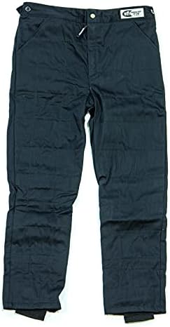 Gforce Racing Gear 4527SMLBK GF 525 Black Small Multi-Layer Racing Pants