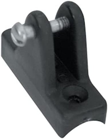 Whitecap Bimini Top Fittings - Nylon Rail Mount, Pr. Black