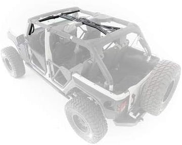 Smittybilt SRC Roll Cage Kit, 2011-2014 4-Door JK Wrangler, 6-Piece 76904