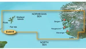 Garmin Bluechart G2 - HXEU051R - Lista - Sognefjorden - MicroSD & SD