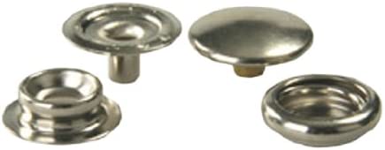 JR Products 81575 Fabric-To-Fabric Snap Kit, (Pack of 6)