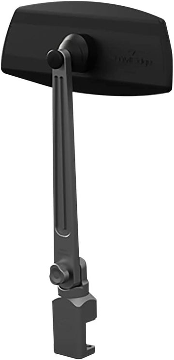 PTM Watersports P13157-200TEBGR Rail Mount Pontoon Mirror System Pro - Titanium Gray