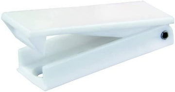 JR Products 10355 White Square Baggage Door Catch