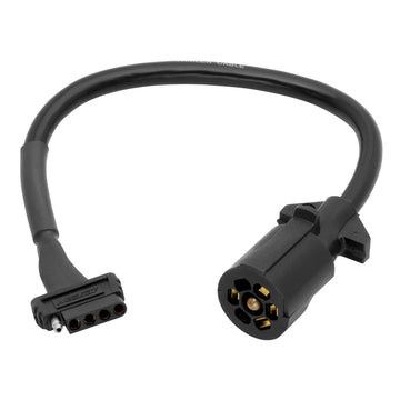 Wesbar Vehicle/Trailer Adapter - 7-Way Blade to 5-Way Flat - 18
