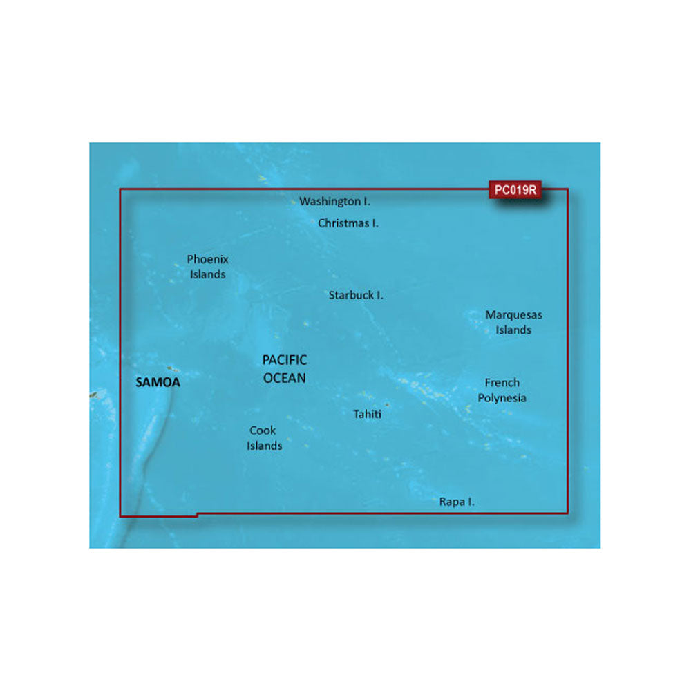 Garmin BlueChart® g2 HD - HXPC019R - Polynesia - microSD™/SD™