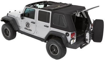Bestop 5486317 Trektop Pro for Jeep Wrangler JK 4-Door in Black Twill Black Twill 4-Door