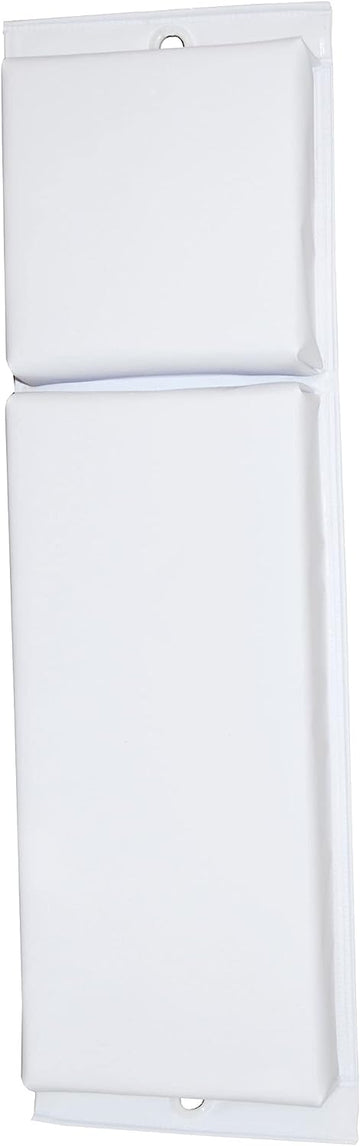 White Small Hull-Saver Vinyl Covered Contoured Design Specialty Fender White 24"L x 6"W x 2-1/2"D