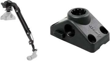 Scotty #140 Kayak/SUP Transducer Mounting Arm, Slip Disks Included, Fits All Scotty Post Mounts Transducer Mounting Arm + Mounting Bracket