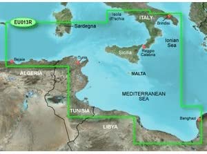 Garmin Bluechart G2 - HXEU013R - Italy Southwest & Tunisia - Micro SD & SD