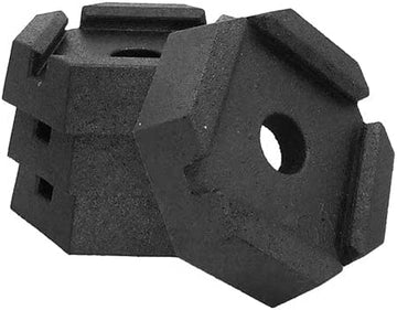 SnapPad Mini Permanently Attached RV Jack Pad for 5.5 inch Square BAL Stabilizer Feet on Travel Trailers (Square 5 4-Pack)
