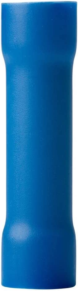 Ancor 230140 Marine Grade Electrical Vinyl Insulated Butt Connectors (6-Gauge, Blue, 1-Pack)