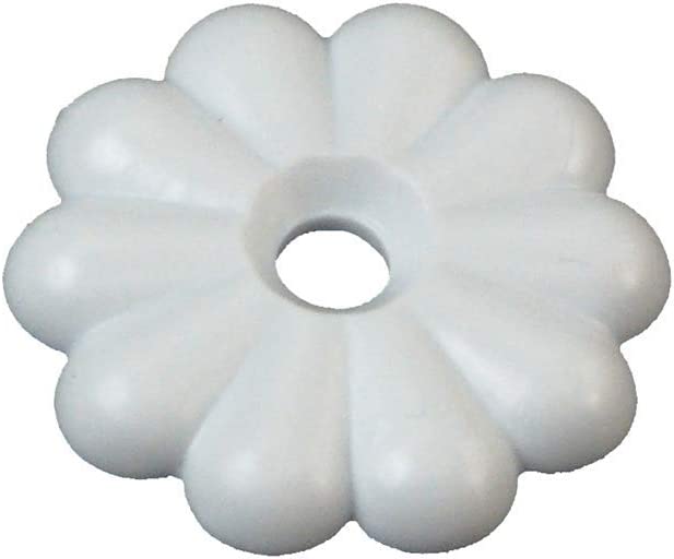 RV Designer Collection H613 White Rosette Washer and Screws