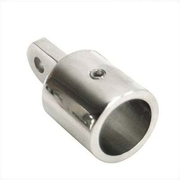 Whitecap 6103C Stainless Steel Top Cap with Screws - 1" Tube x 1/4" Pin
