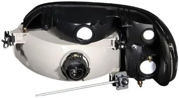 Anzo USA 111040 Ford Explorer Crystal with Amber Corner Chrome Headlight Assembly - (Sold in Pairs)