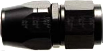 XRP 100008BB Size 8 Black Straight Hose End