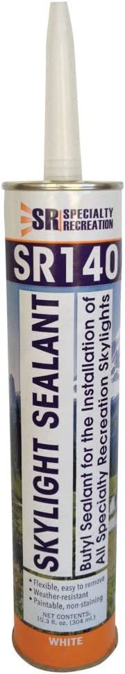 Sr Specialty Recreation SR140 Skylight Sealant 10.3 Oz. Tube