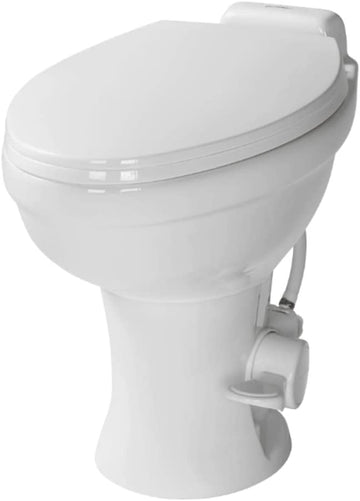 Lippert RV Toilet - Elongated Ceramic Bowl