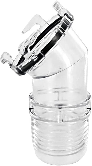 Valterra F02-3111 Clearview Hose Adapter - 45°, Threaded