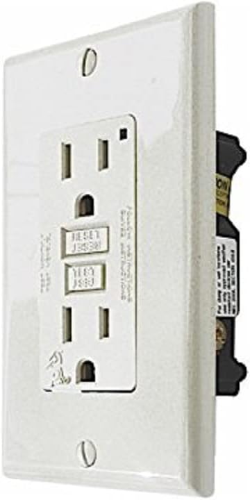 Diamond Group by Valterra DG20TVP Decor Receptacle with Cover - 20A, 125V, White