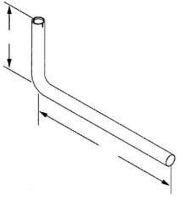 Cummins Onan 155-3481-01 Exhaust Tailpipe