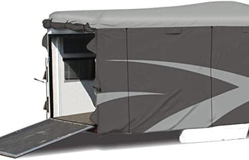 ADCO 52255 Designer Series SFS Aqua Shed 5th Wheel RV Cover - 31 feet 1 inches - 34 feet,Gray 31'1" - 34'