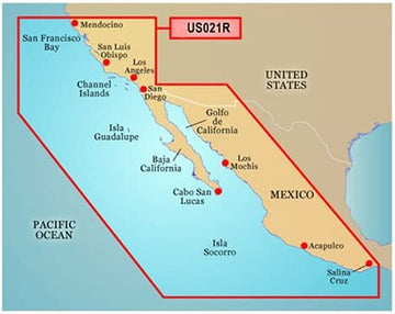 Garmin 010C072200 G2 Vsn HD SD Card VUS021R California-Mexico