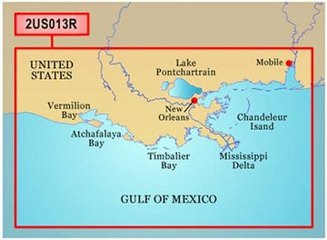 Garmin BlueChart g2 Vision Mobile/Lake Charles Salt/Freshwater Map microSD Card