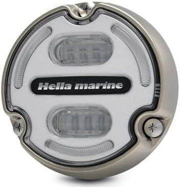 HELLA Marine Apelo A2 RGB Underwater Light - 3000 Lumens - Bronze Housing - White Lens w/Edge Light