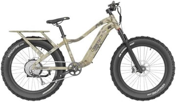 QuietKat Ranger 10 Electric Bike, 1000W, 17IN Frame, Veil Poseidon Dry CAMO - 22 Ran 10 PSD 17