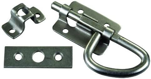 JR Products 20655 Silver Universal Bolt Latch