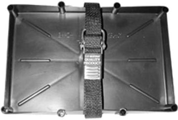 T-H Marine NBH-27-SSC-DP Battery Holder Tray with Stainless Steel Buckle - 27 Series