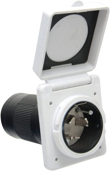 Valterra A10-50INVP 50 Amp Power Inlet - White 50 Amp White