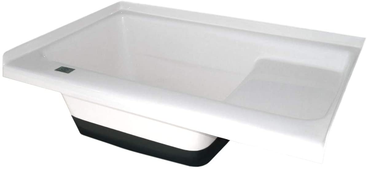 ICON Sit in Step Tub Left Hand Drain TU500LH, Polar White
