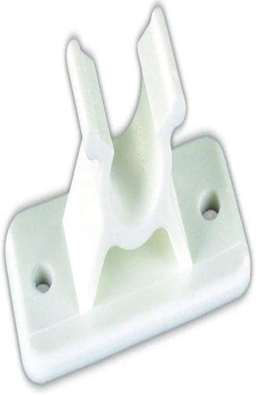 JR Products 10394PW Polar White Plastic C-Clips