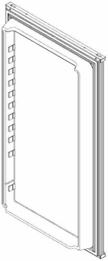 Norcold Inc. 623955 Refrigerator Lower Door Assembly - Fits N611/N621/N641 Models, Smooth