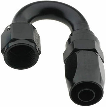 Fragola Performance Systems 231807-BL #8 Fem X #6 Hose 180 Deg Ucing Hose End Black
