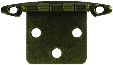 JR Products 70605 Antique Brass Free Swing Flush Mount Hinge
