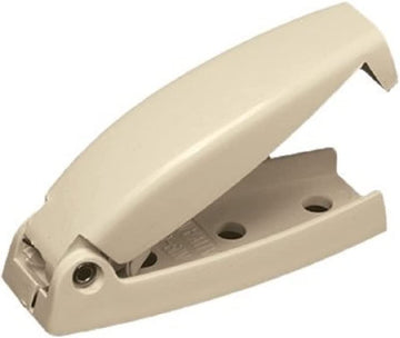 RV Designer Collection E209 Baggage Door Catch White Colour Squared Pair Colonial White
