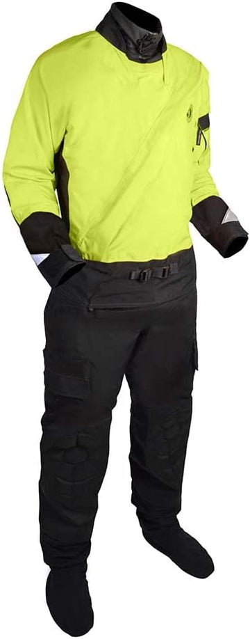 Mustang Sentinel Series Water Rescue Dry Suit - Fluorescent Yellow Green/Black - 3XL Short [MSD62402-251-3XLS-101]