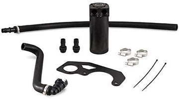 Mishimoto MMBCC-JLH-18CBE Baffled Oil Catch Can Compatible With Jeep JL 2.0L 2018+ Black