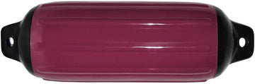 Taylor Made Products SuperGard Inflatable Vinyl Boat Fender (6.5" x 22", Cranberry)